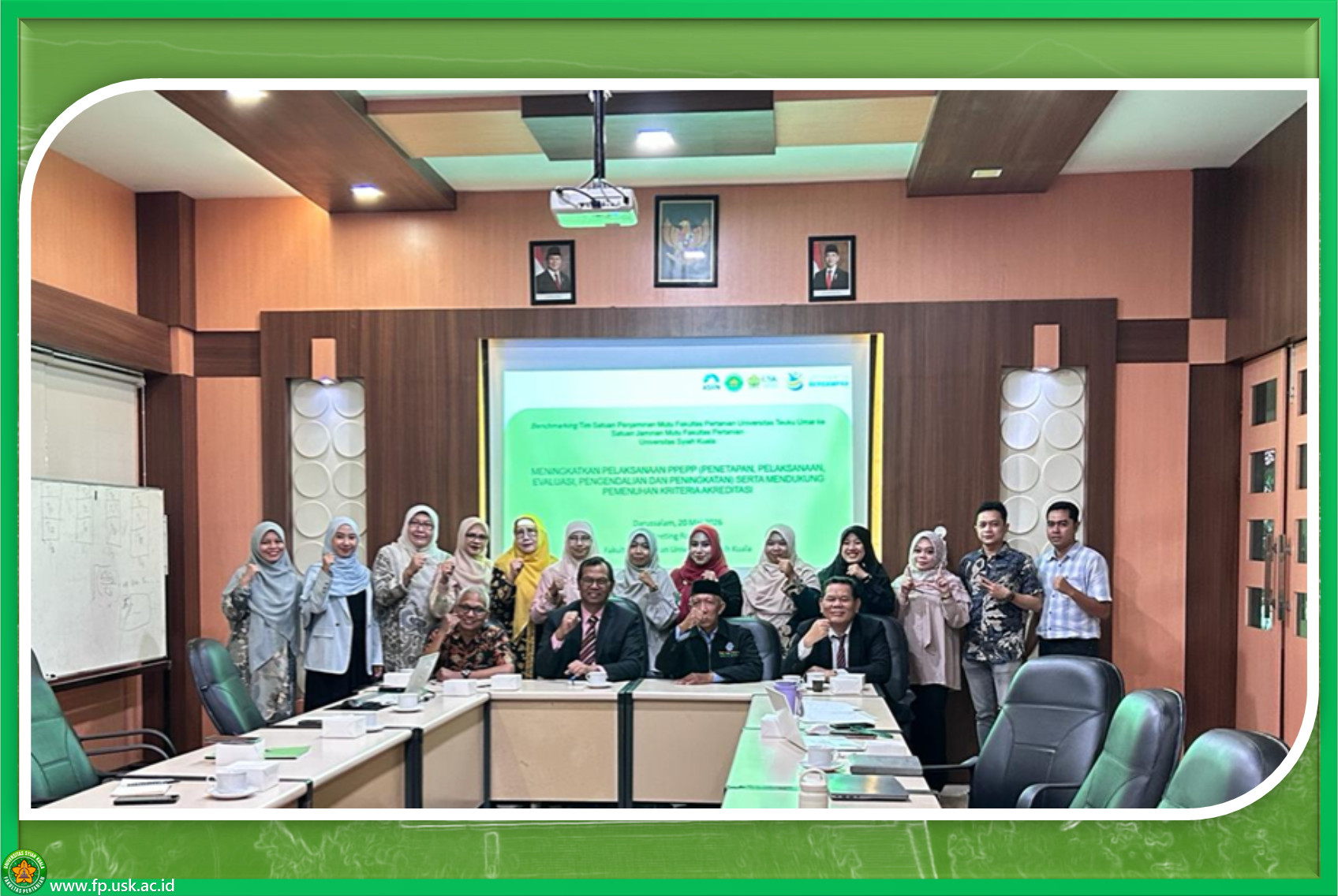 SJMF Pertanian Universitas Syiah Kuala Menerima Kunjungan Benchmarking dari SPMF Pertanian Universitas Teuku Umar
