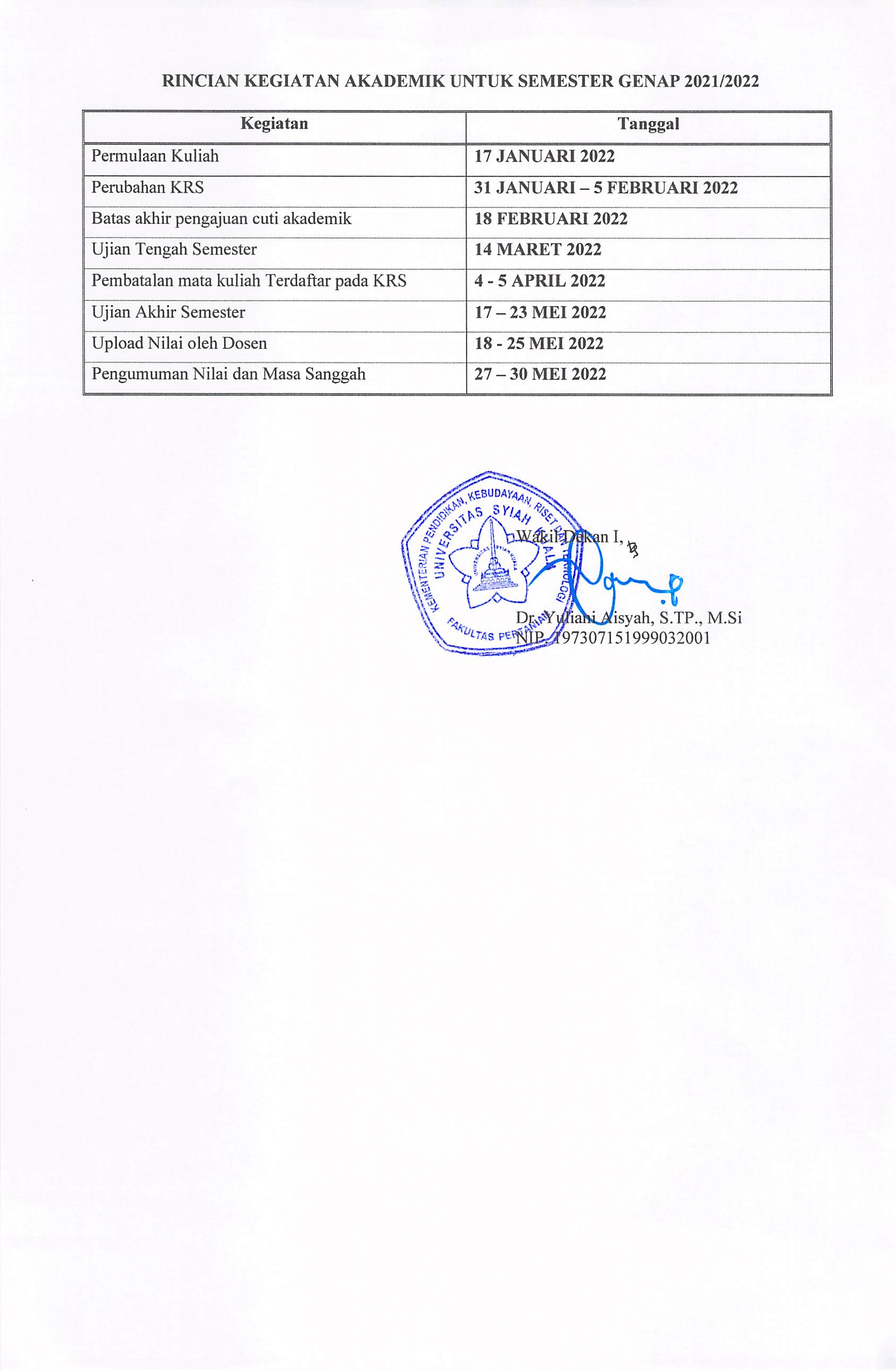 JadwalKuliah FPUSK 2021 2022 Genap 2